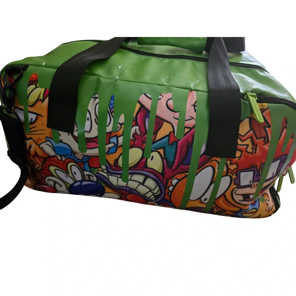 Sprayground Nickelodeon Slime Duffle Bag 90s Nicktoon Rugrats Ren Stimpy Limited